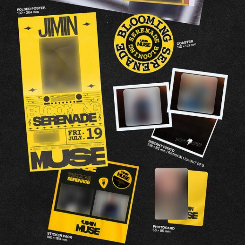 BTS Jimin MUSE Album 2 Types Set + 2 Bookmark Benefits | Full Package Set