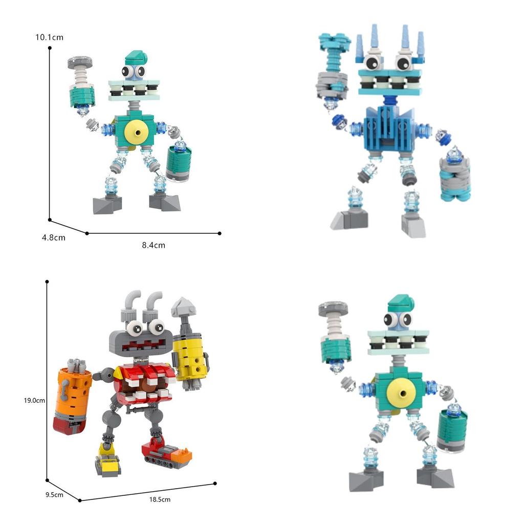 Bloques de Construcción Educativos Moc My Singing Monster Para el Desarrollo Intelectual y la Comunicación Padres-Hijos En Stock