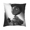 Tim Burton Horror Movie Sparkly Cushion Covers x Velvet Frankenweenie Throw Pillow Case for Sofa Car Square Pillowcase