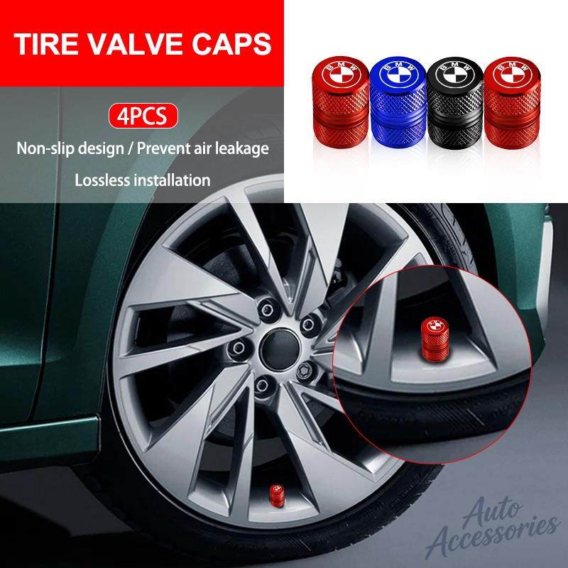 2026 Hot 4Pcs Alloy Car Styling Wheel Tire Valve Caps Cover For BMW M Sports E36 E39 E46 E60 E90 E90 F10 F30 G20 G21 G30 G11 F15 Sticker