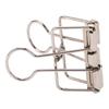 50Pcs Metal Hollow Binder Clips Multipurpose Durable Paper Clamps for Document Certificate Ticket Clothes Silver
