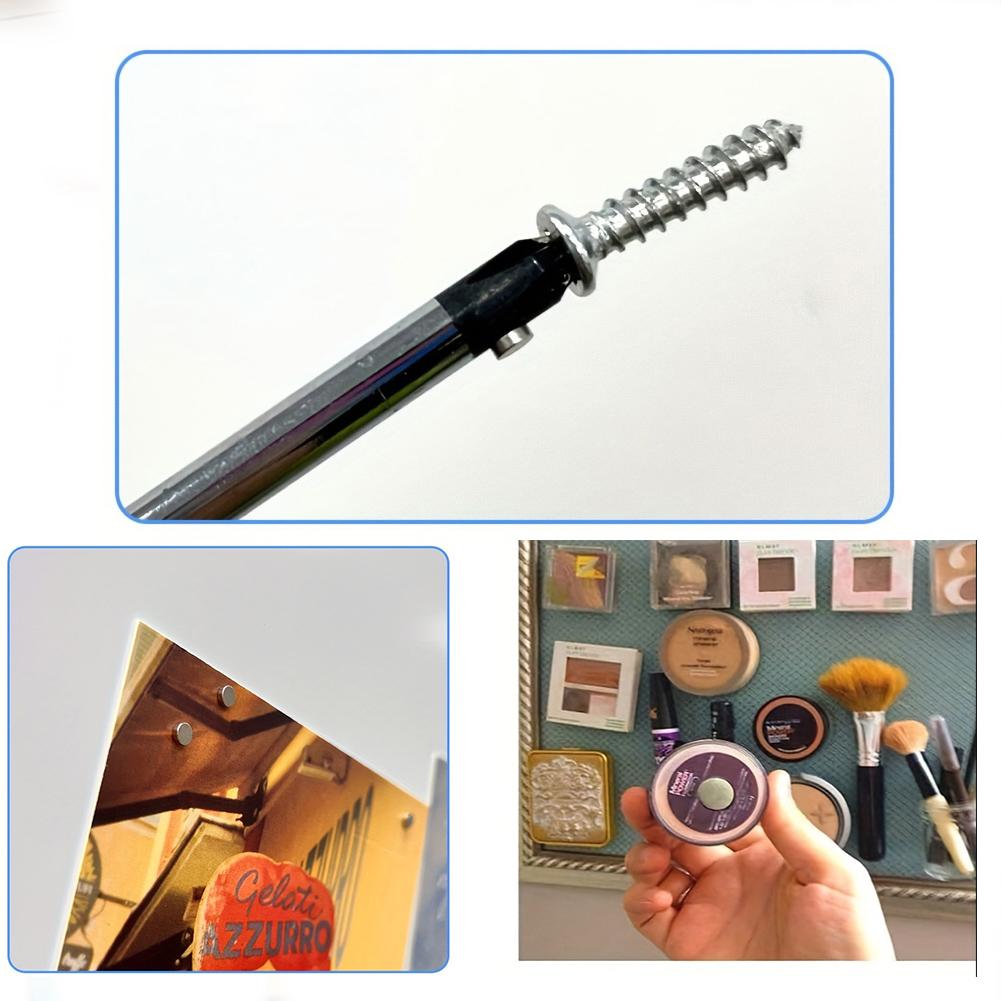 20pcs 6x5mm/8x5mm/10x5mm Large Magnet Set - Powerful Hold for Heavy Duty Tasks, Workshop Essential
