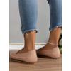 Retro Women's Flat Loafers Korean Style Comfortable Walking Fashion Casual Daily Shoes