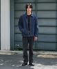 STCO Diems Denim Contrast Collar Blouson Navy (Oversized)_Ddjxa61Osn
