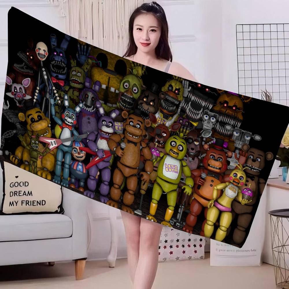 F-Fnaf Five-nights-At-Freddys Shower Curtain - Water-Repellent And Leak-Resistant, Mold And Mildew Resistant For