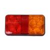 1 Pair 12V 10 LED Turn Signal Brake Running Tail Stop Light LED Trailer Tail Light Shockproof Amber Red Taillight Lamps