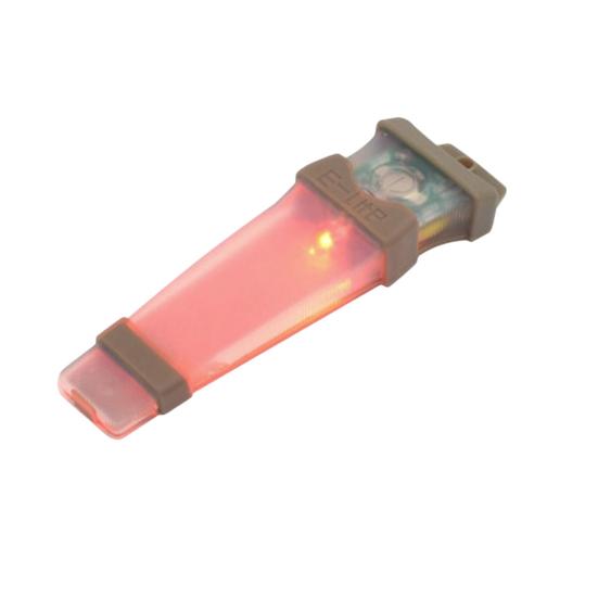 Tactical Helmet Light Push Switch 2 Modes Portable Waterproof Strobe Light Safety Alert Silicone Survival Signal Light Night