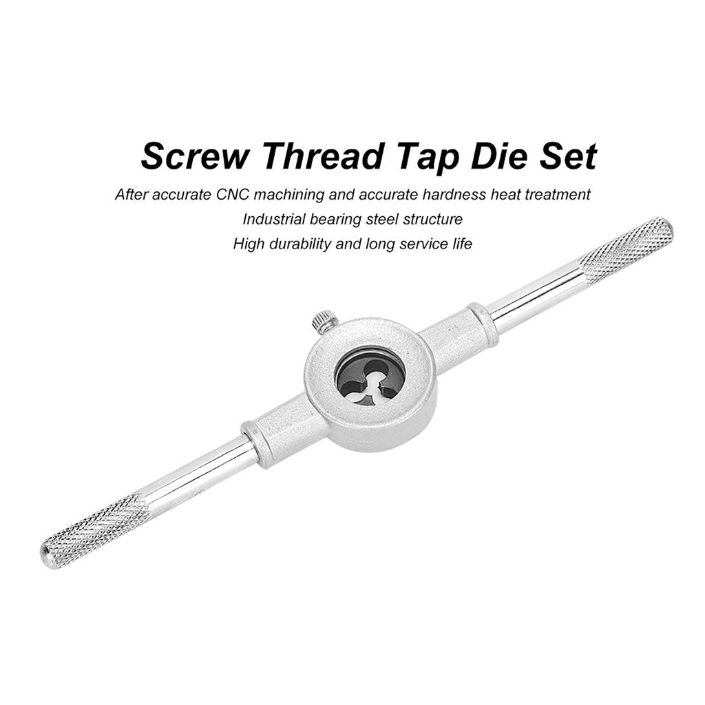 Screw Thread Tap Die Set External Thread Cutting Hand Tool Kit for Thread Processing