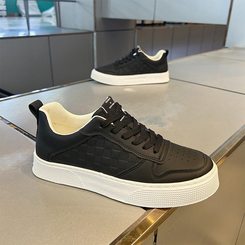 Autumn leather low-top board shoes new panda color sports and leisure high street qs