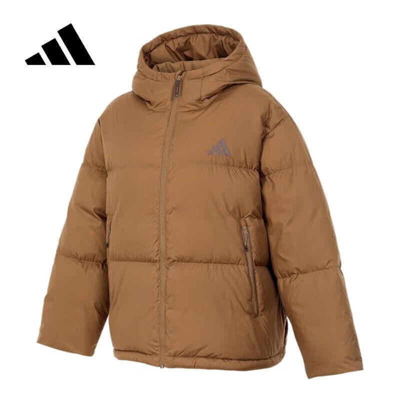 Adidas Women s JV6191 Lightweight Hooded Down Jacket XL
