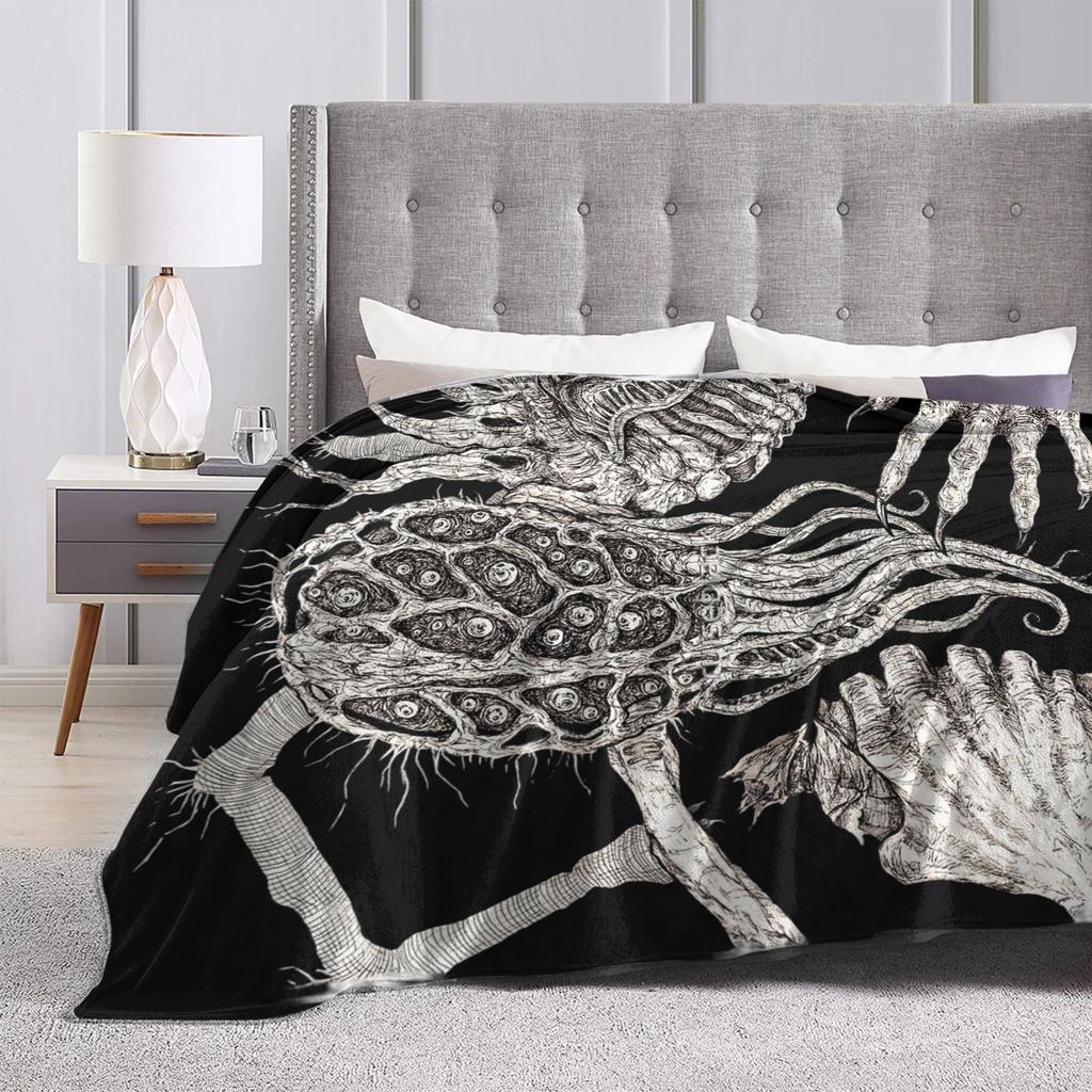 Vrees het Oude Bloed Flanel Deken Winter Bloodborne Warm Zacht Plaid Deken Kinderen Huisdecoratie Sprei Bank Bankovertrek