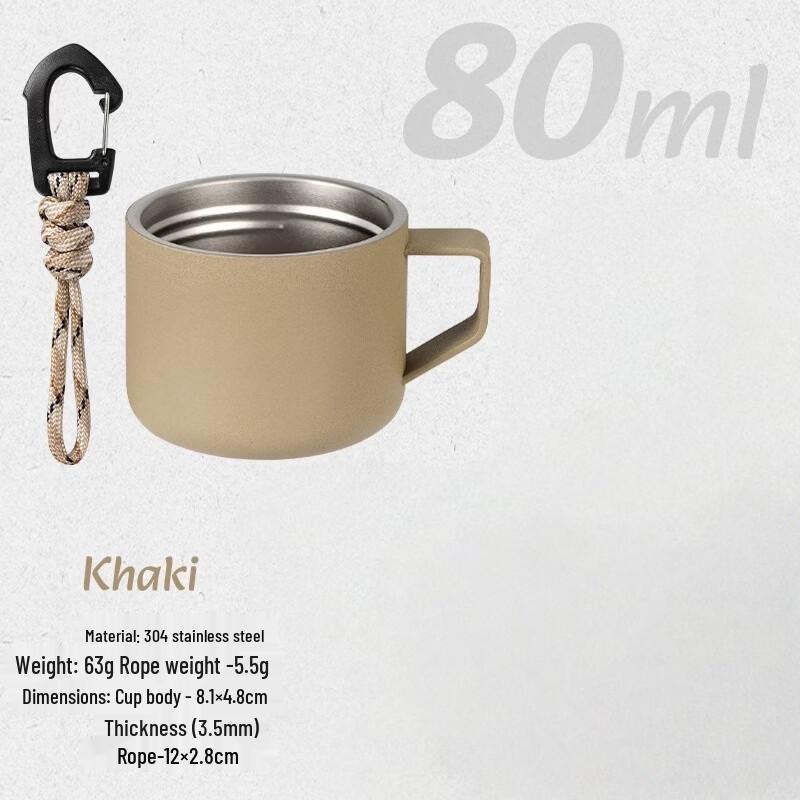 Gongziyu Outdoor Camping Stainless Steel Mug