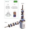 Portable Air Pump Wireless Electric Air Pump with LED Light Rechargeable Battery Air Mattress Pump