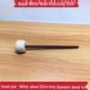Nyingchi Tibetan Singing Bowl Set: Handmade Wooden Mallet with Leather Wrap for Sound Bowls.