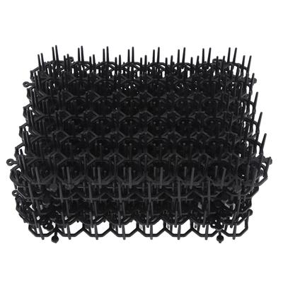 12 Piezas Alfombrilla Disuasoria para Gatos Red Anti Gatos Perros Interior Exterior Repelente Entrenamiento Alfombrilla de Plástico con Púas