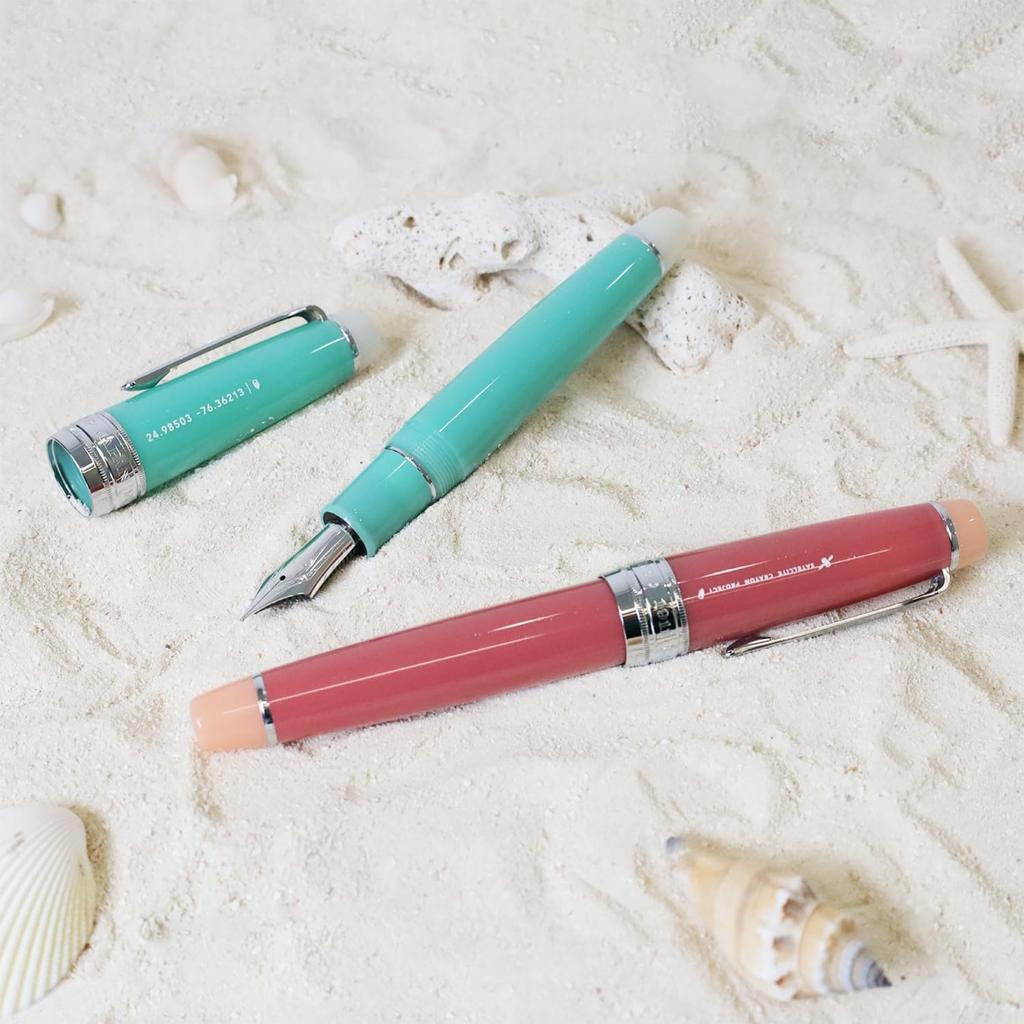 Sailor KOP Eleuthera Island Fountain Medium 21K Gold Extra Pen, Nib, Nib, Large, 10-9691-441