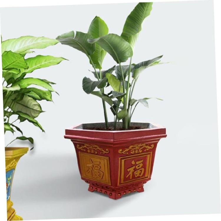 Tall Planter Mold DIY Hexagonal Flower Pot Mold Flower Container Mold for Plant