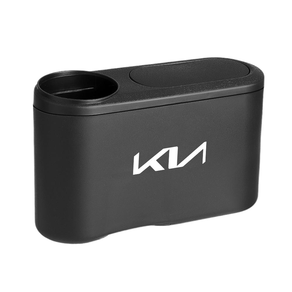 Portable Car Trash Garbage Storage Box Auto Accessories for Kia GT-Line Sportage Ceed Rio Picanto Sorento Soul Cerato Venga FortSI1 