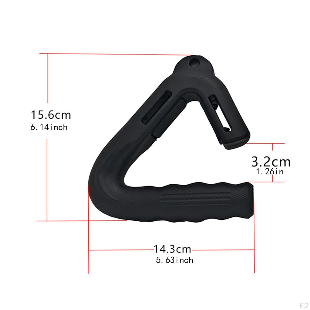 2Pcs Cable Machine Handles Pull Up Bar Weightlifting Hand Grips for Gym Row Attachment