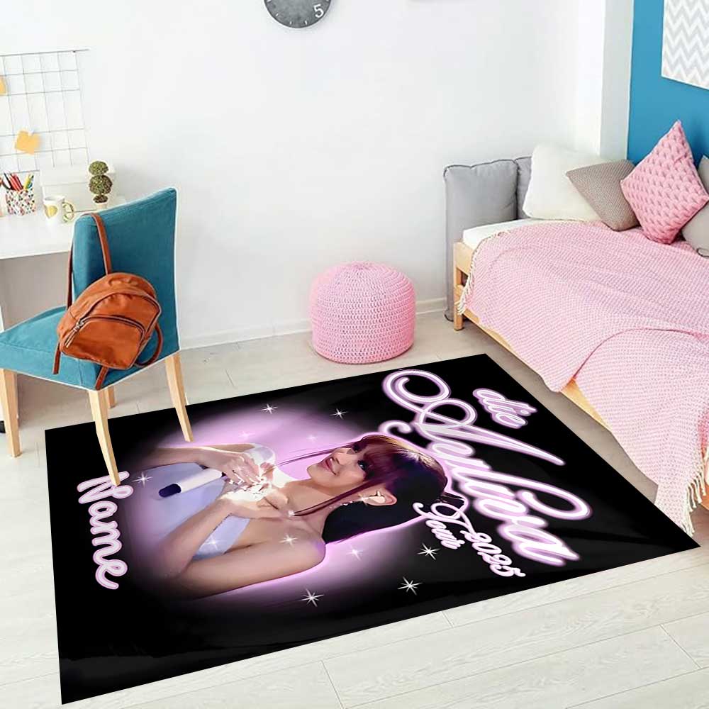 Ayliva Customize your name rug, office chair cushion, home bedroom living room gift.
