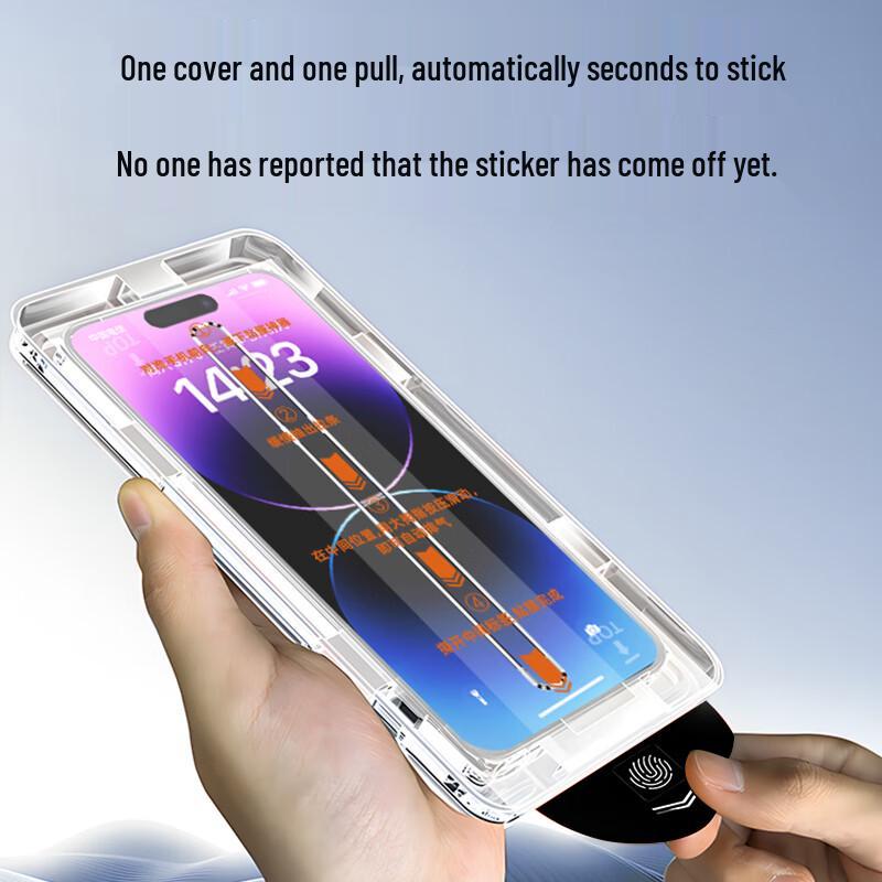 Rehua iPhone Tempered Glass Screen Protector with Auto-Alignment Applicator