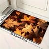 1Pcs Anti Fatigue Kitchen Rugs, Autumn Maple Leaves Print Waterproof Non-Slip Thick Cushioned Kitchen Mat Heavy Duty Comfort Standing Mat for Kitchen