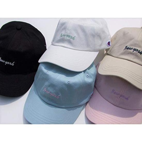 Champion Cap New York Logo Pink Cm 181-0198 56.5-58.5