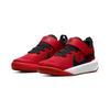 Team Hustle D 10 Cushioning Abrasion Resistant Low Top Children's Basketball Shoes Black Red White CW6736-600