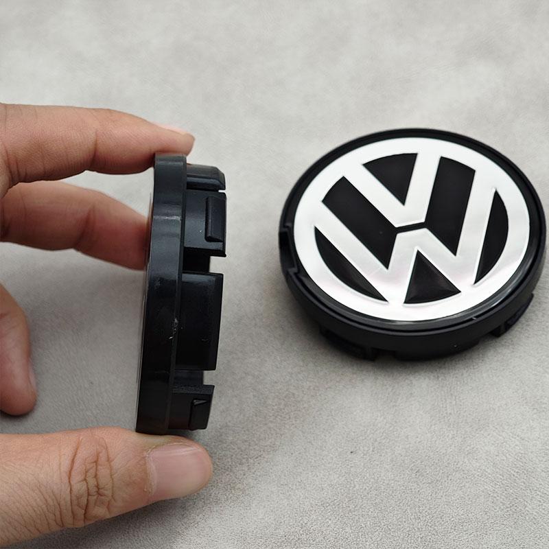 Hot 4pcs 55mm 56mm VW Logo Car Wheel Center Caps For Volkswagen VW Santana Bora Jetta Rims Hub Cover Caps 6N0601171 Accessories