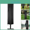 Durable Polyester Outdoor Umbrella Cover Waterproof Windproof Black Oxford Fabric