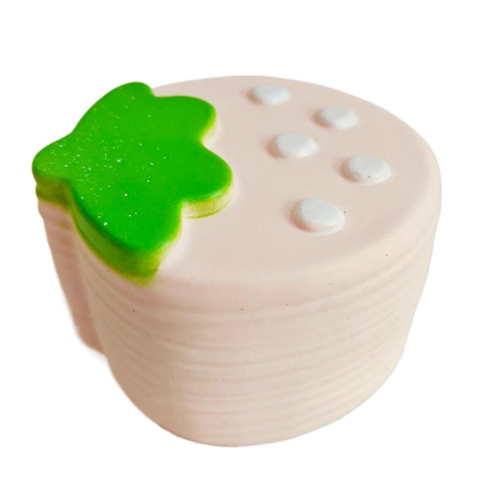 Simulated Layered Mousse Cake Squishy Toy - Soft Slow Rising Squeeze Toy for Stress Relief & Sensory Fidget Anxiety Gift