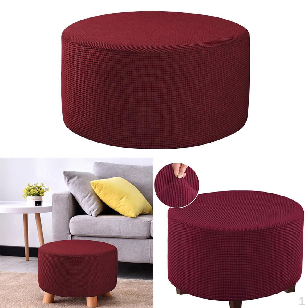 

Уютный чехол для пуфика 12Wine Red_48-55cm