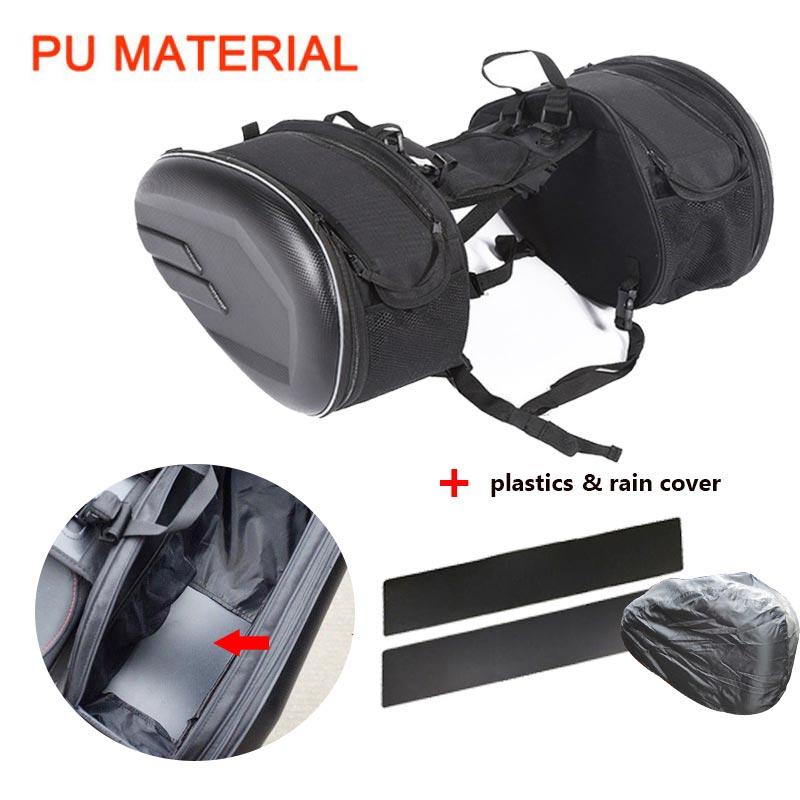 Motorcycle Accessories Waterproof Racing Race Helmet Travel Bags Suitcase Saddlebags Luggage Rear Seat Side Bag With Raincoat