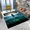 3D Retro BioShock Game Gamer HD Carpet Rug for Home Living Room Bedroom Sofa Doormat Decor,kids Play Area Rug Non-slip Floor Mat