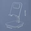 Practical Tablet Stand Pad Air Mini Pro Foldable Holder Black Lightweight Elegant Adjustable Desktop Notebook Dock