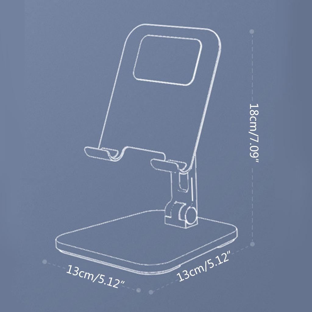 Practical Tablet Stand Pad Air Mini Pro Foldable Holder Black Lightweight Elegant Adjustable Desktop Notebook Dock