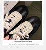 Women's Retro Colorblock German Trainers 2025, Versatile Inner Heightening Round Toe Lace-up Casual Sports Shoes, Forrest Gump Style.