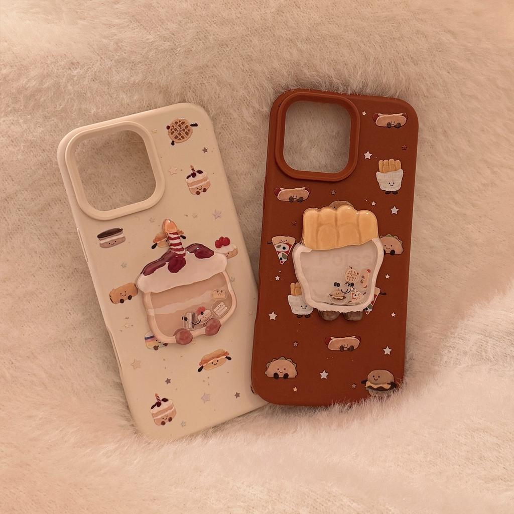 Fun French Fries Shake iPhone 16 Phone Case Apple 17 Pro Max Silicone 14 Compatible 13 3D Cartoon