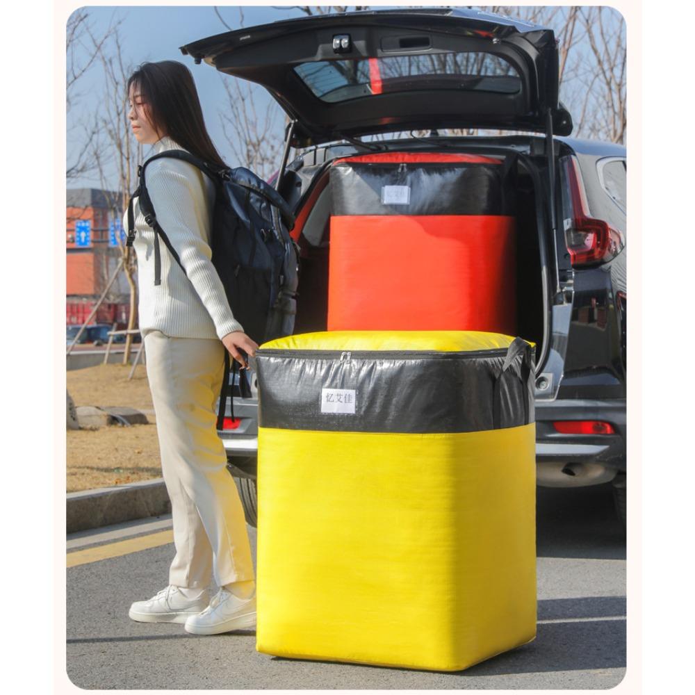 Heavy Duty Moving Bags Thickened Waterproof Storage Packing Bags Woven Tote for Clothes Bedding Luggage Organizer Reusable Moving Supplies