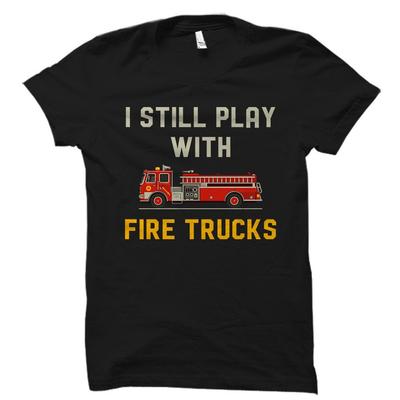 Regalo Divertente per Pompiere. Maglietta da Pompiere. Regalo per Vigile del Fuoco. T-shirt Unisex Capo dei Vigili del Fuoco