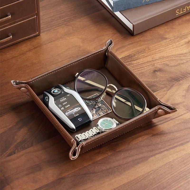 Antyczna Pusta Taca Kieszeń Opróżniania Przedpokoju Naczynie Valet Retro Wejście Uporządkowane Spodek Vintage Salon Klucze Monety Przechowywanie Talerze