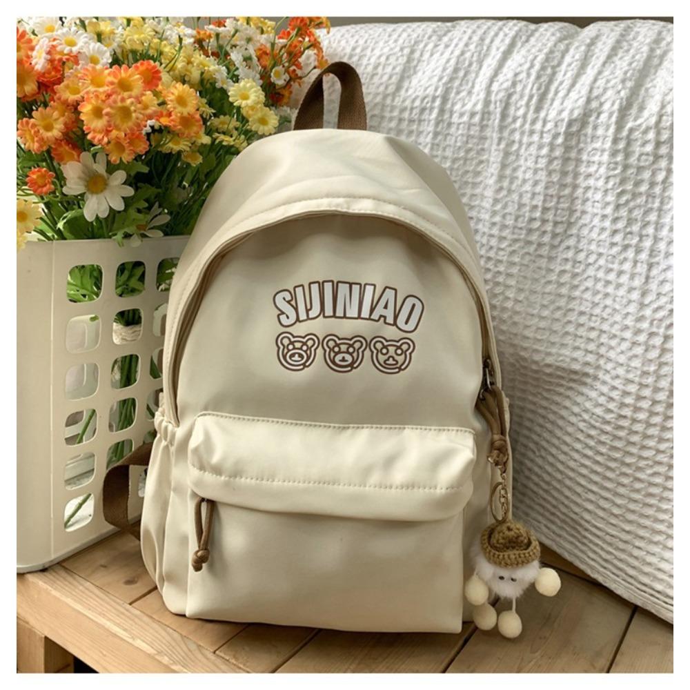 New student high-value schoolbag large-capacity contrasting color campus backpack Korean version small fresh and versatile backpack