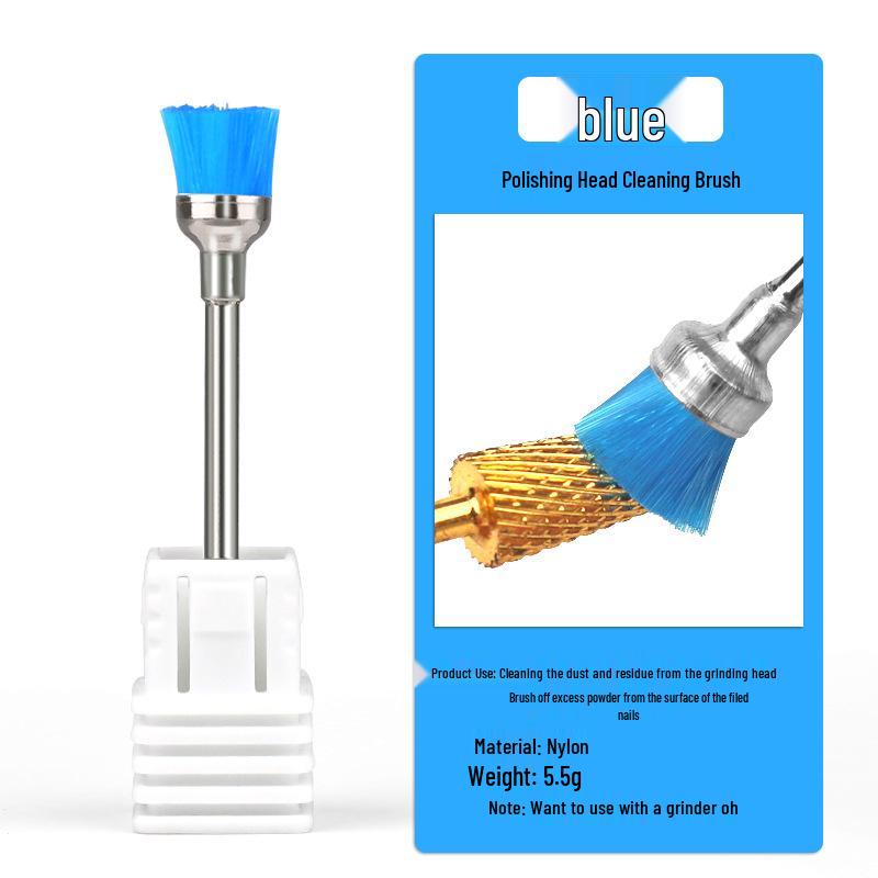 

Фреза для ногтей и щетка для очистки поверхности от пыли