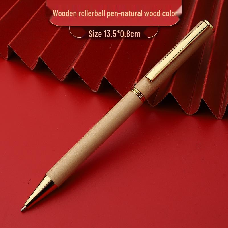 Retro Bamboo & Metal Pen: High-End Ballpoint, Fountain, Signature for Business or Graduation Gifts