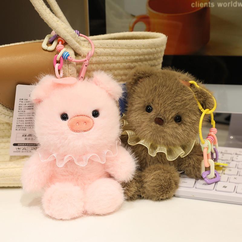 Cute Penguin Panda Fox Elephant Sheep Rabbit Dog Cartoon Animals Plush Doll Toy