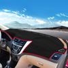 Car Dashboard Cover Avoid Light Pad Anti-UV Carpet Non-Slip Mat For Hyundai Solaris Accent RB 2010 2011 2012 2013 2014 2015 2016