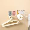 Cartoon Hanger Storage Rack Hook For Clip Free Punching Wall-Mounted Racks Multifunctional Balcony Organizer Storage Rack