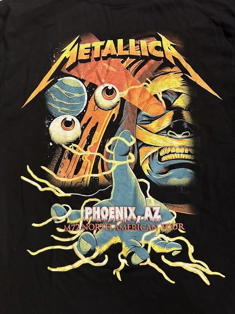 Metallica M72 North American Tour 2025 Reprint  Graphic Fan Tee Unisex T-Shirt XXL
