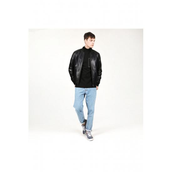 Mens Coat Fitkole Plus Size Genuine Leather Men's Coat 5xl 6xl