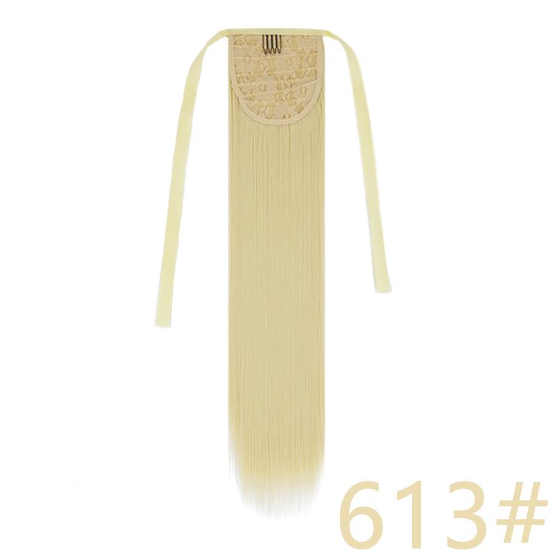 

MISS WIG женский длинный прямой парик с хвостиком, наращивание волос, чистый цвет, черный, светлый, заколка для волос из синтетического волокна, натуральный, для повседневного использования